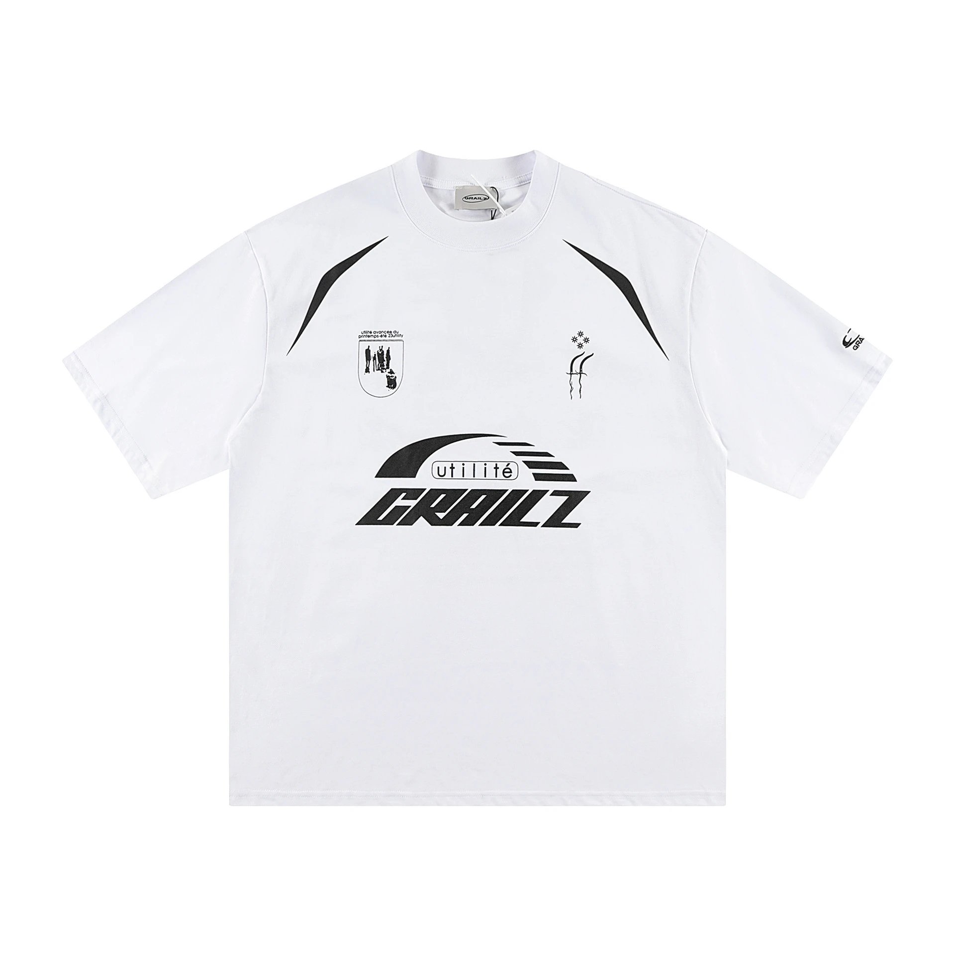 FROMWHAT Drift Series Acid Wash Graphic T-Shirt - 45