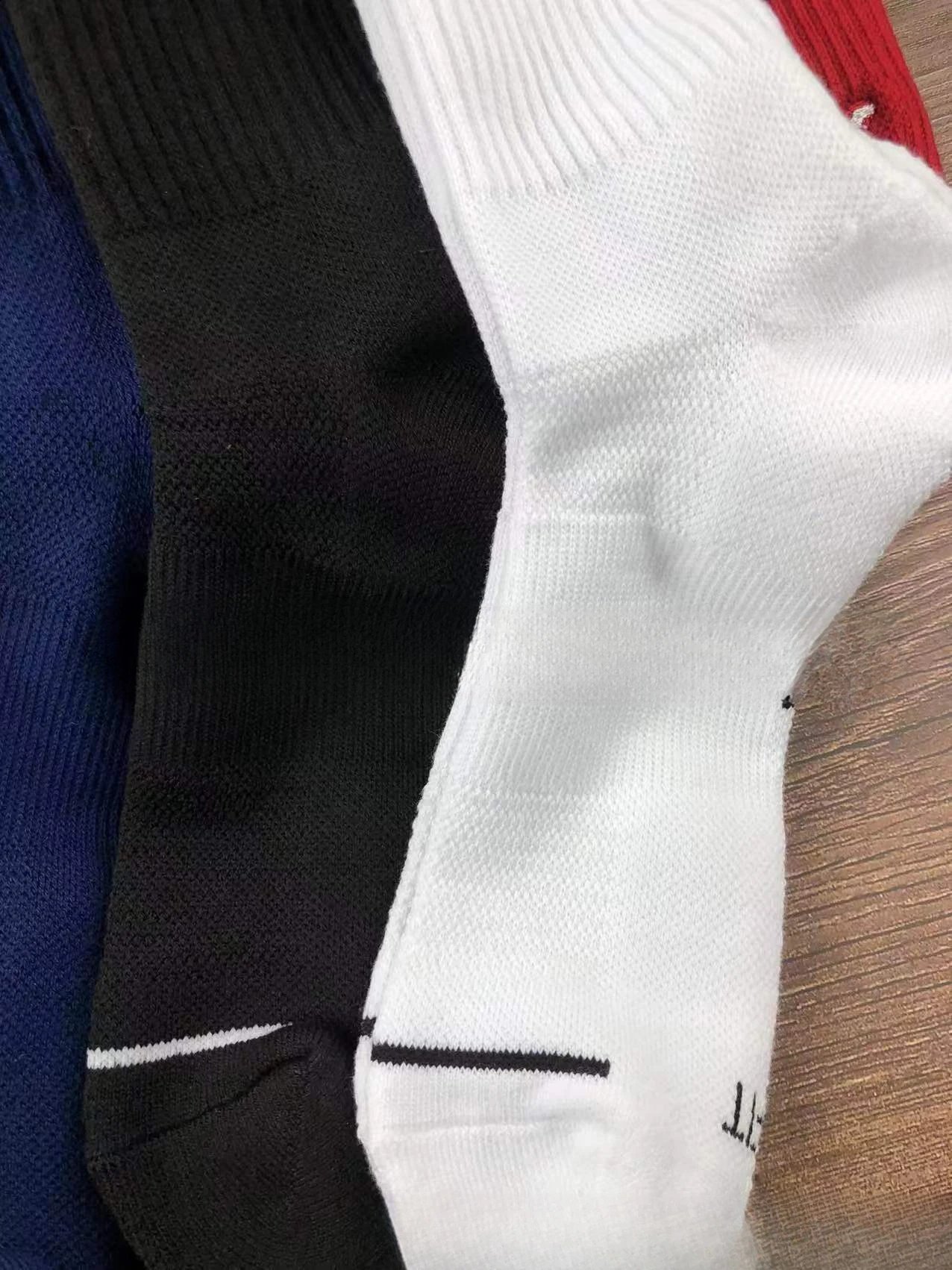 Nike Elite Everyday Crew Socks Black/White - 7