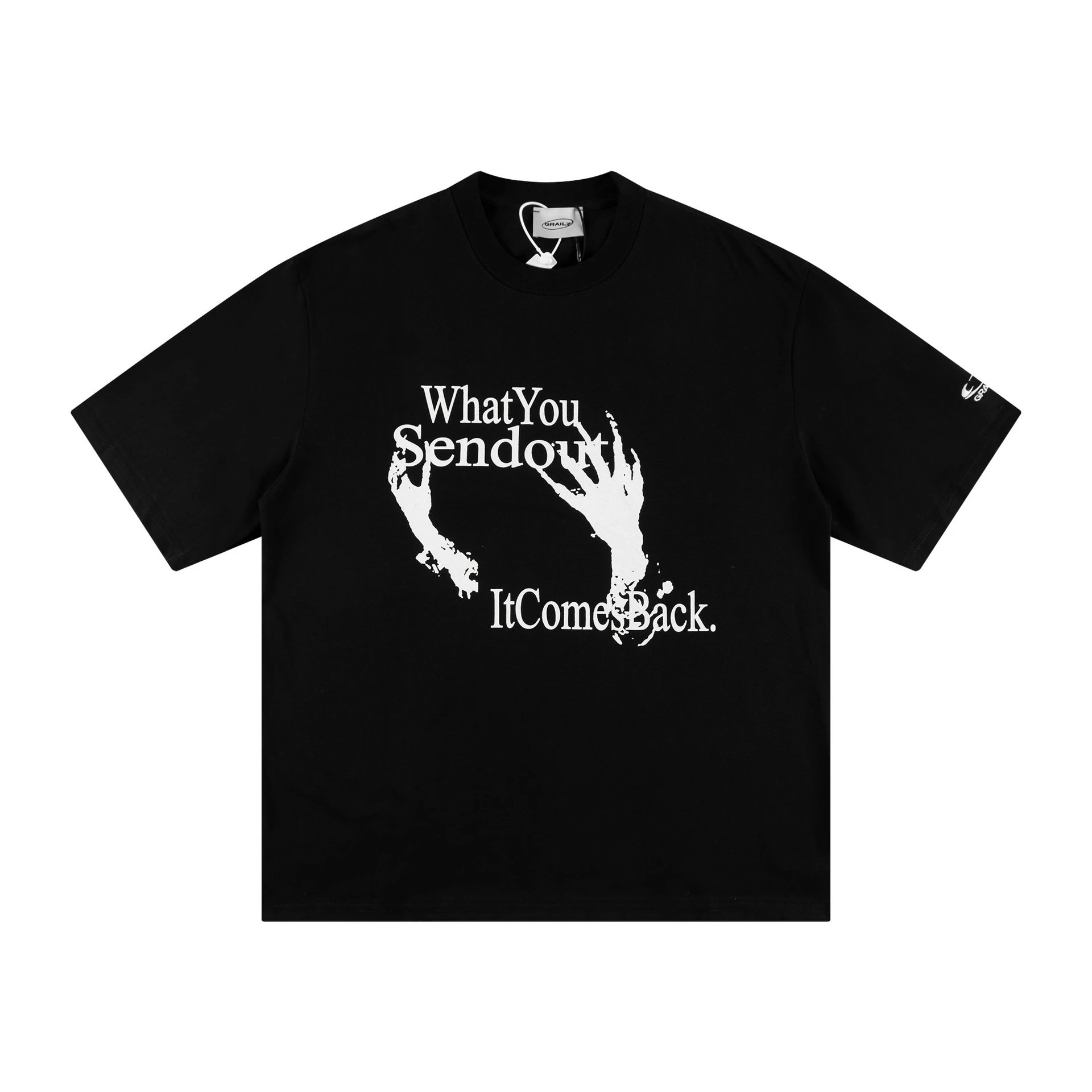 FROMWHAT Drift Series Acid Wash Graphic T-Shirt - 69