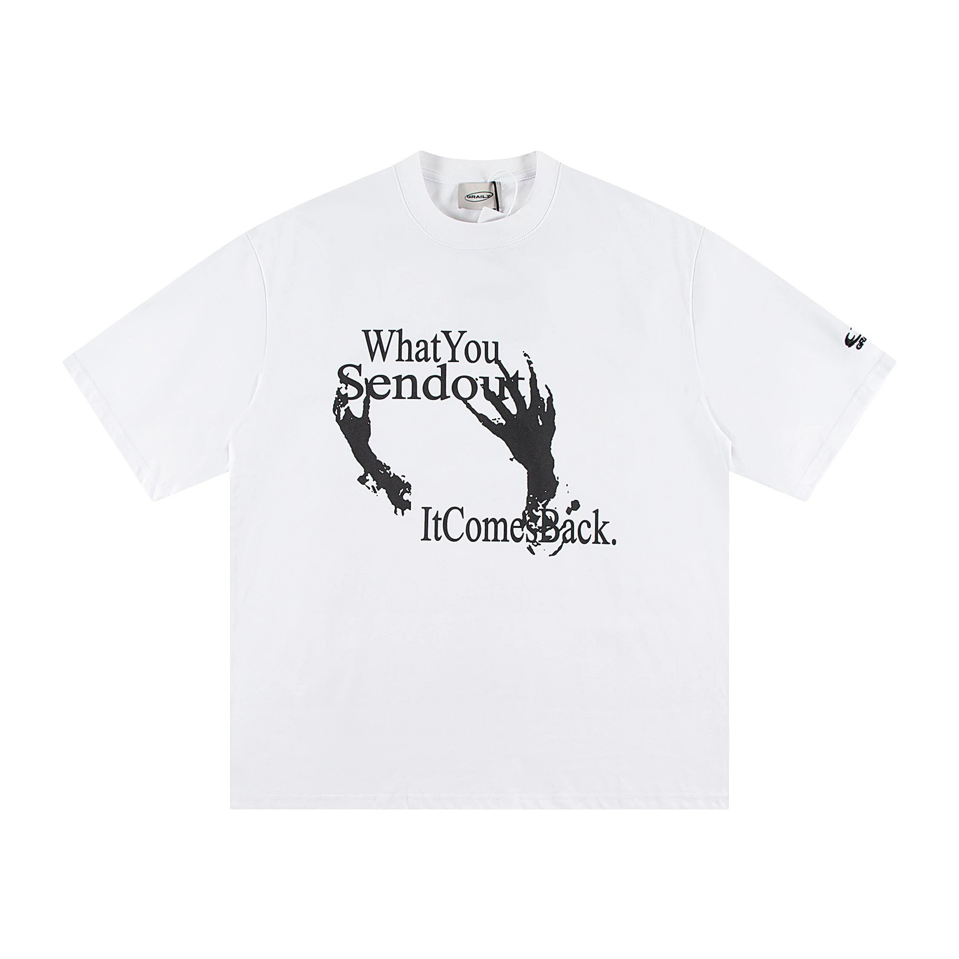 FROMWHAT Drift Series Acid Wash Graphic T-Shirt - 68