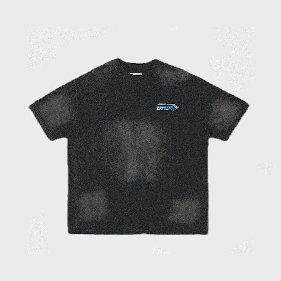 FROMWHAT Drift Series Acid Wash Graphic T-Shirt - 33