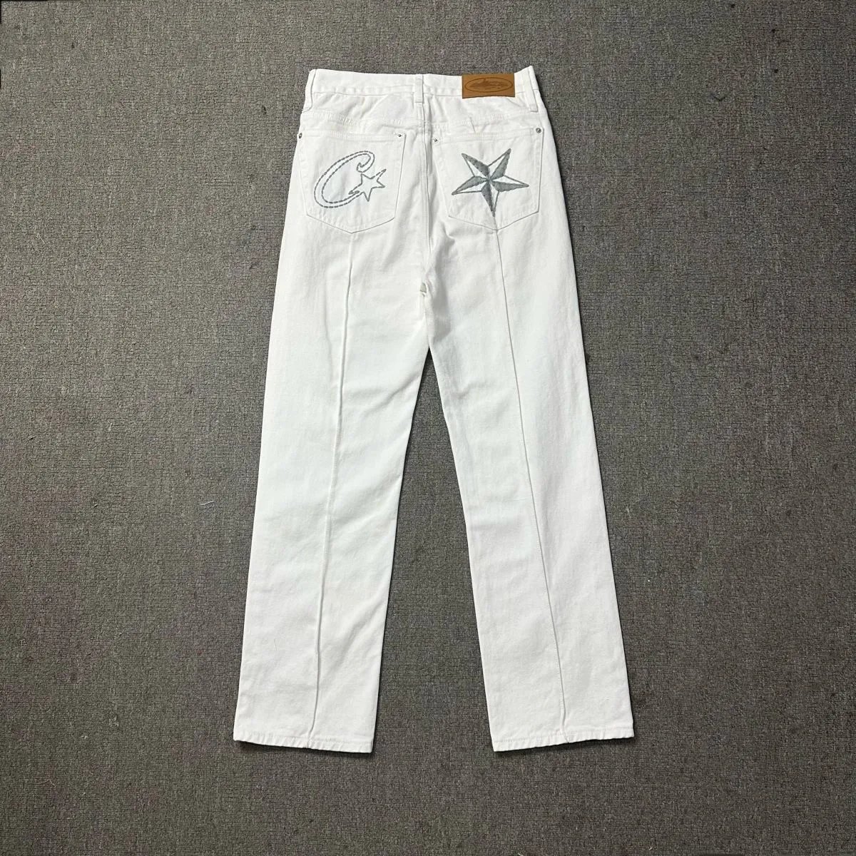 Chrome Hearts x Levi's Star Embroidered Dark Wash Jeans - 22