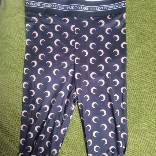 Marine Serre Futurewear Crescent Moon Print Leggings - 1
