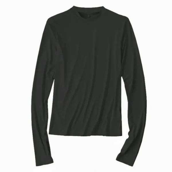 Design Performance Base Layer Black Long Sleeve T-Shirt - 1