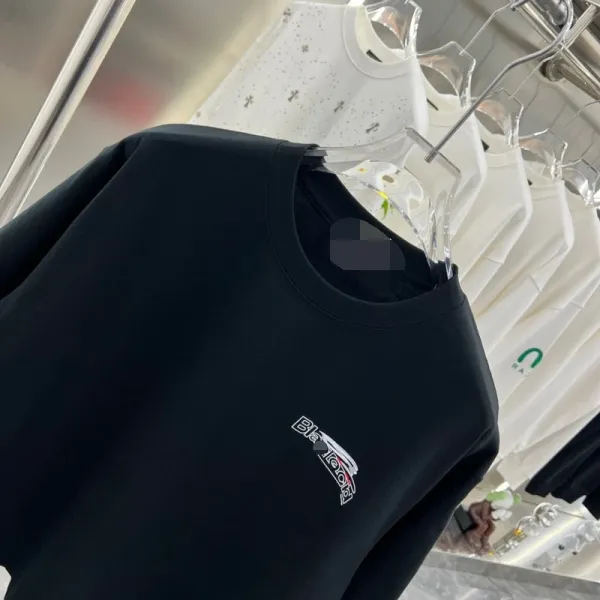 Balenciaga Blanckid Graphic Print Black T-Shirt - 6