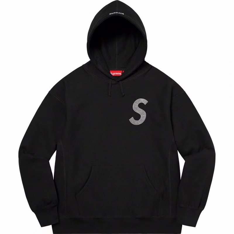 E538 Supreme 21SS Swarovski S Logo Crystal_6