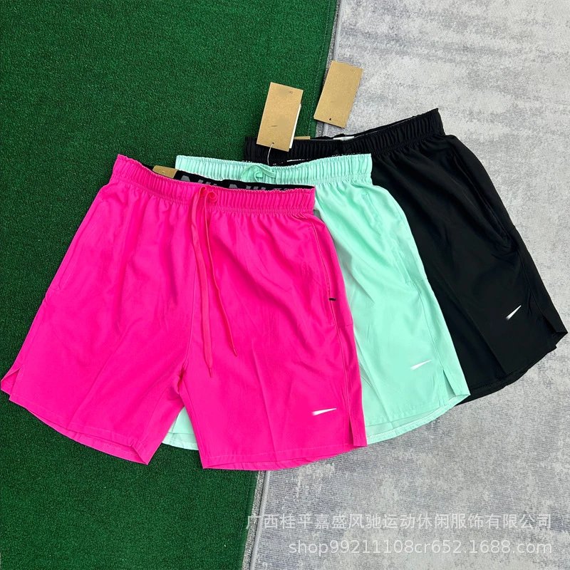 New Summer 4-Inch Quick-Dry Beach Shorts Loose Fit Lightweight Athletic Casual