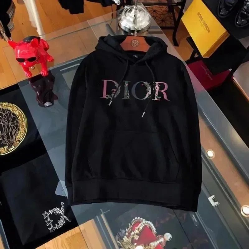 Dior Hoodies & Sweatshirts CD Logo Embroidered Pullover Hoodie — 20