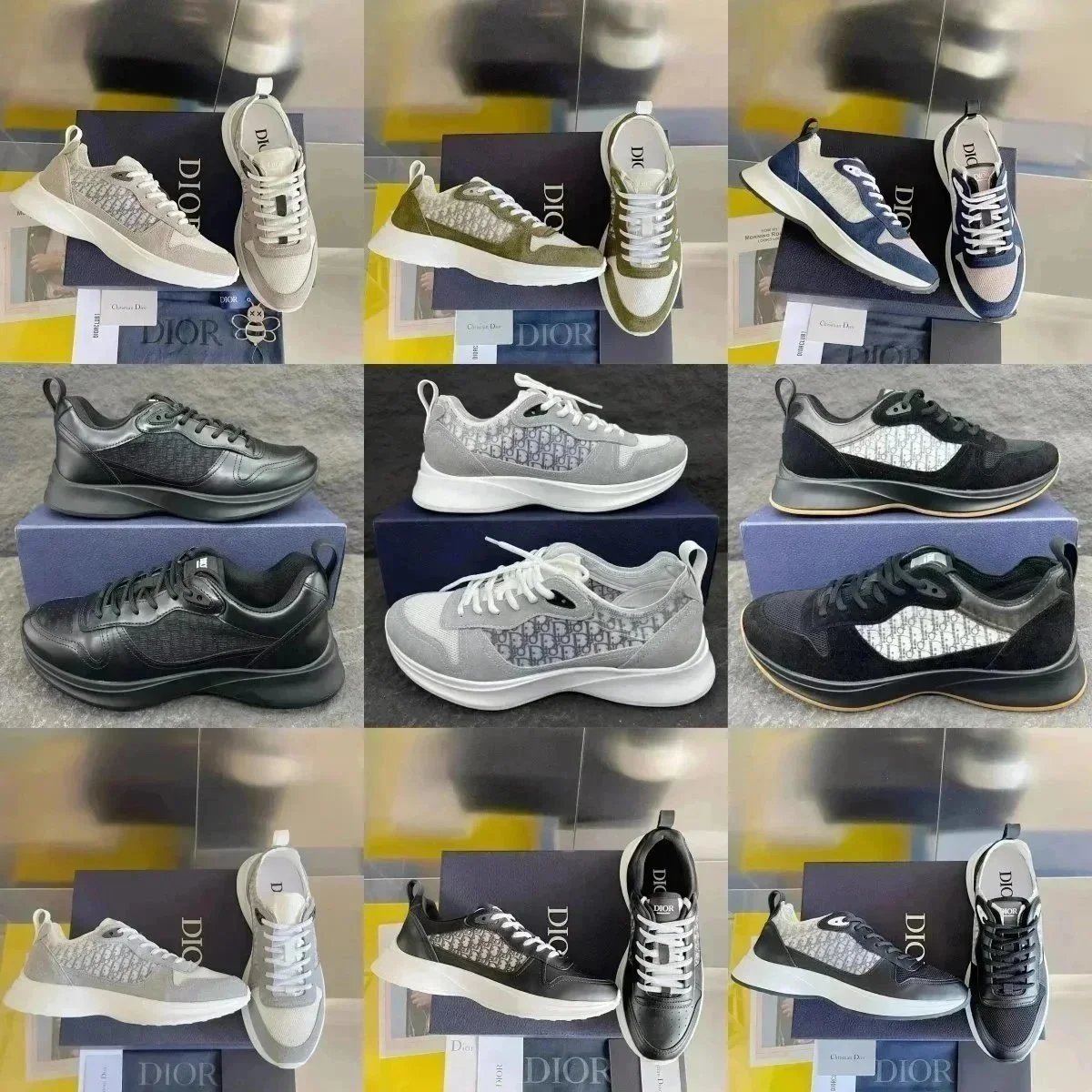 Dior Sneakers Logo-Monogram Lace-Up product image