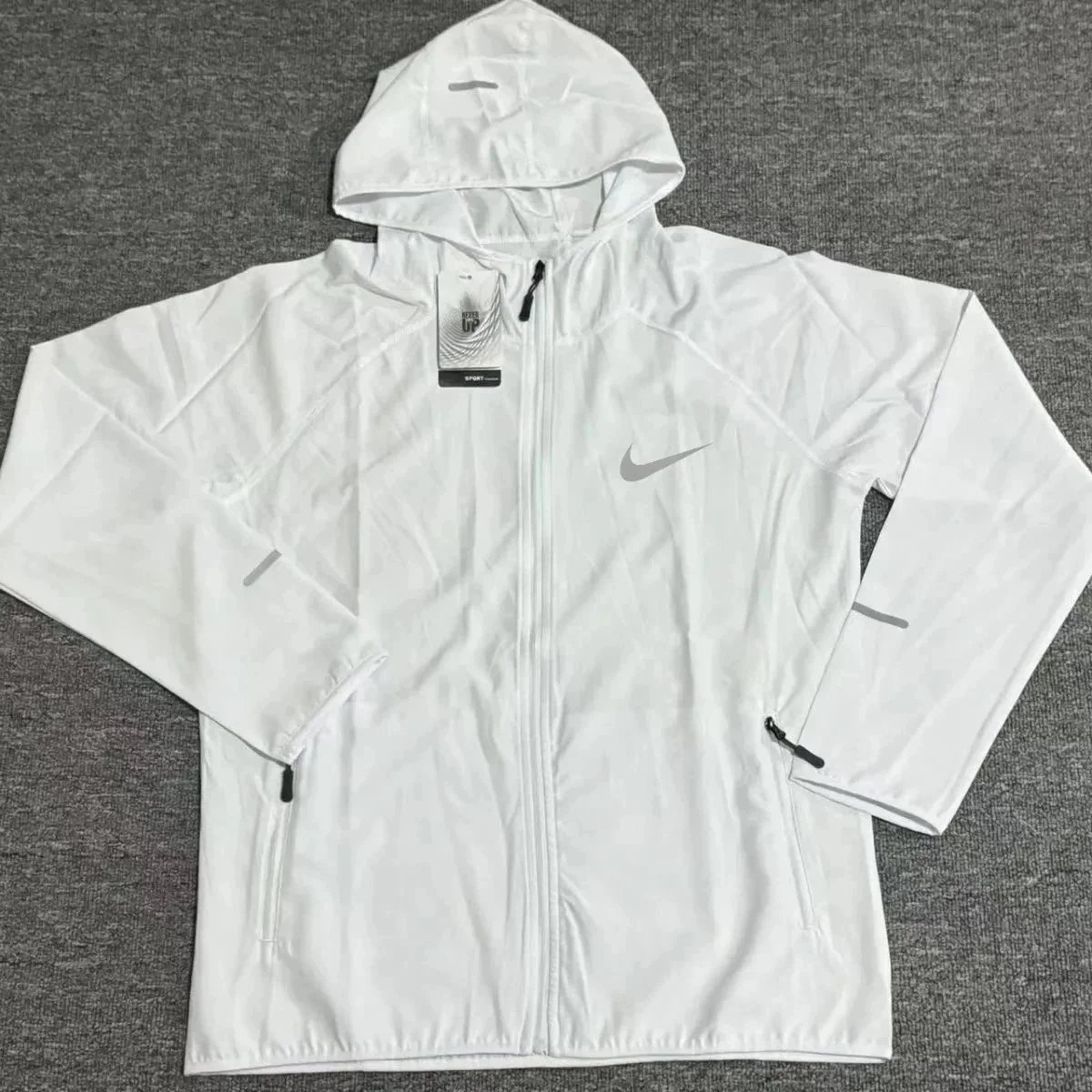 Nike Jackets Hooded zip running jacket with reflective details — 8