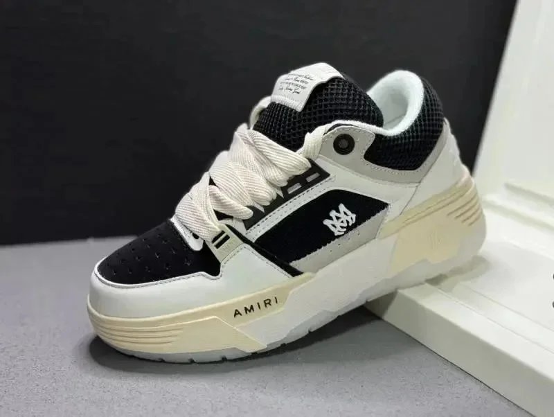 Amiri Sneakers Chunky mesh low-top — B- 2 black and white