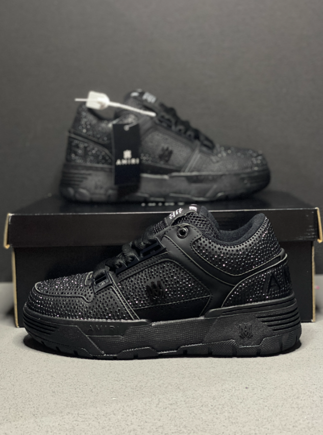 Amiri Sneakers Chunky mesh low-top — B- 16 All-Black Diamond