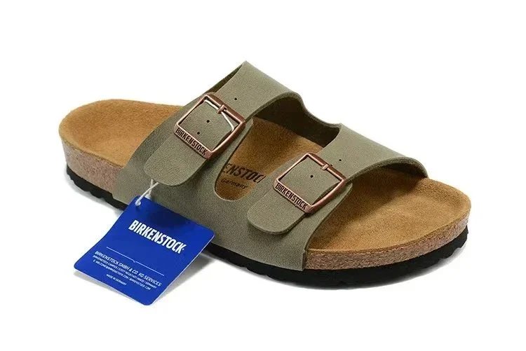 Birkenstock Arizona Olive Green Sandals - 1