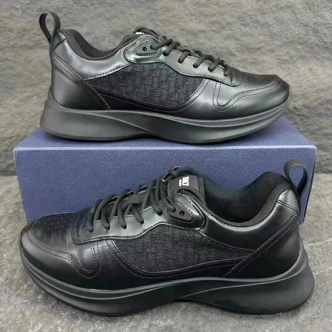 Dior Sneakers Logo-Monogram Lace-Up — 008*Top quality