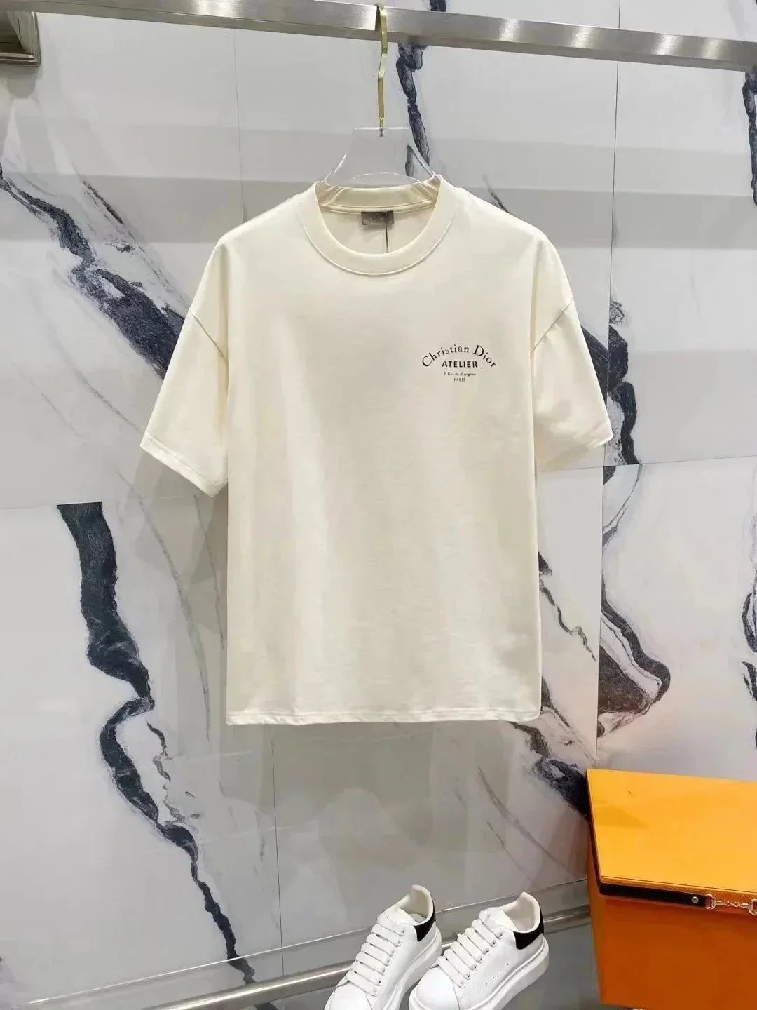 Dior T-Shirts Short-sleeve embroidered logo T-shirt — 27