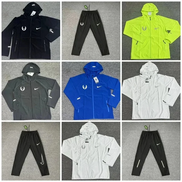Nike Jackets Hooded zip running jacket with reflective details product detail image 1