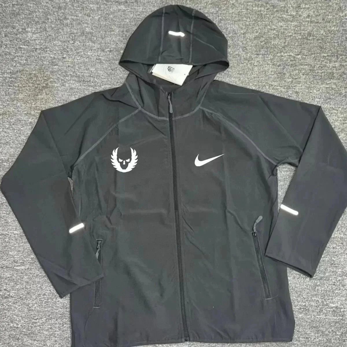 Nike Jackets Hooded zip running jacket with reflective details image 7