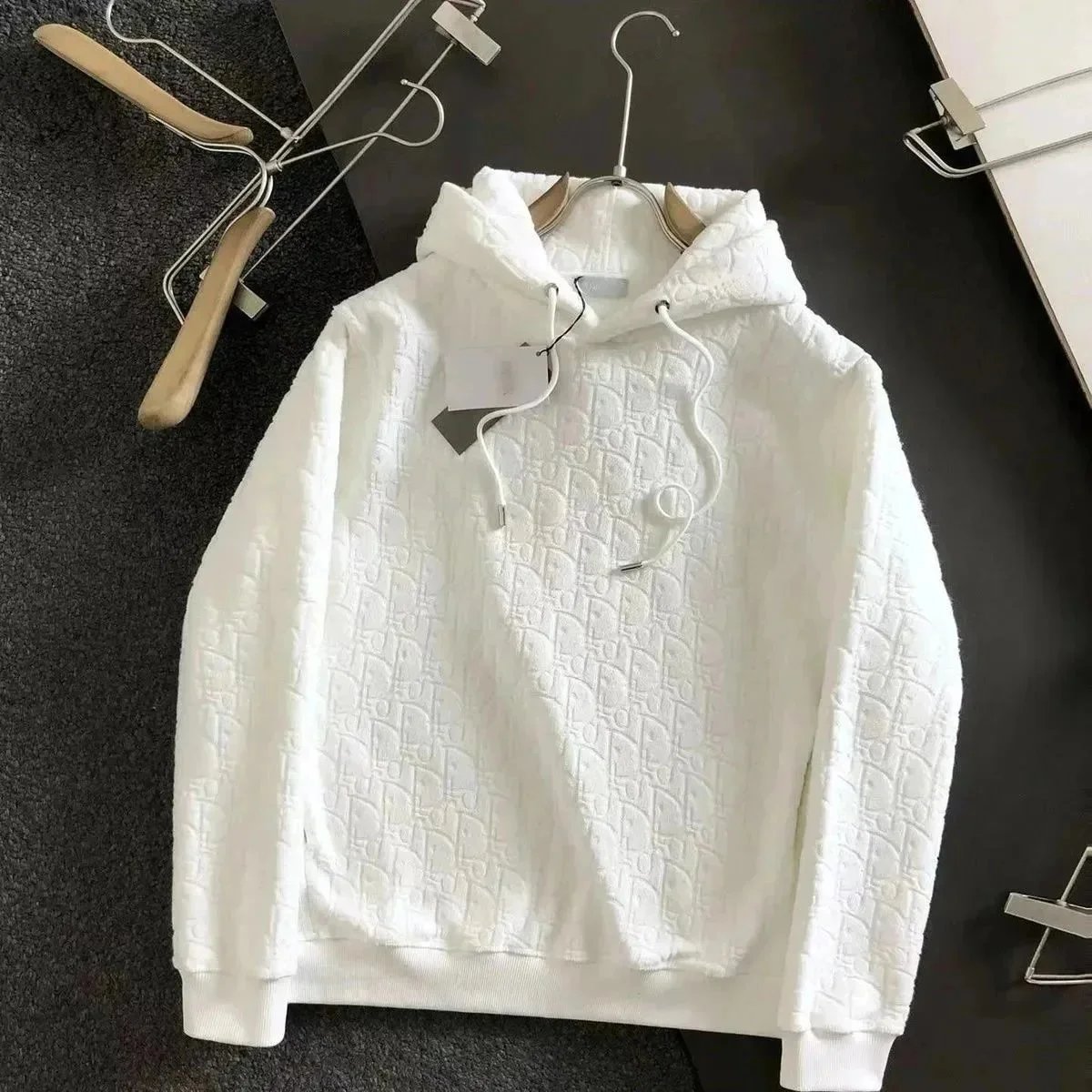 Dior Hoodies & Sweatshirts CD Logo Embroidered Pullover Hoodie — 11