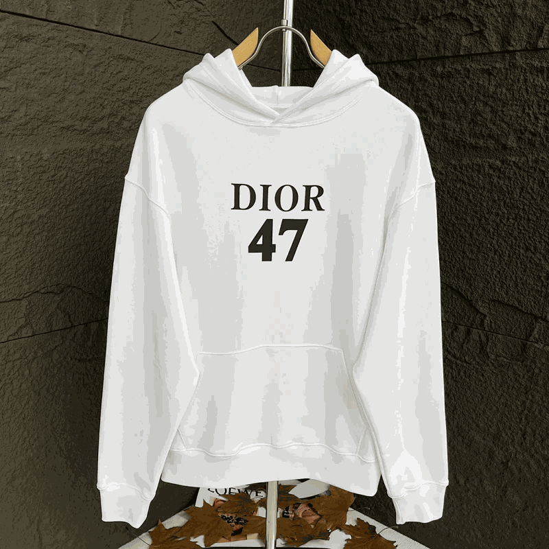 Dior White Hoodie wi