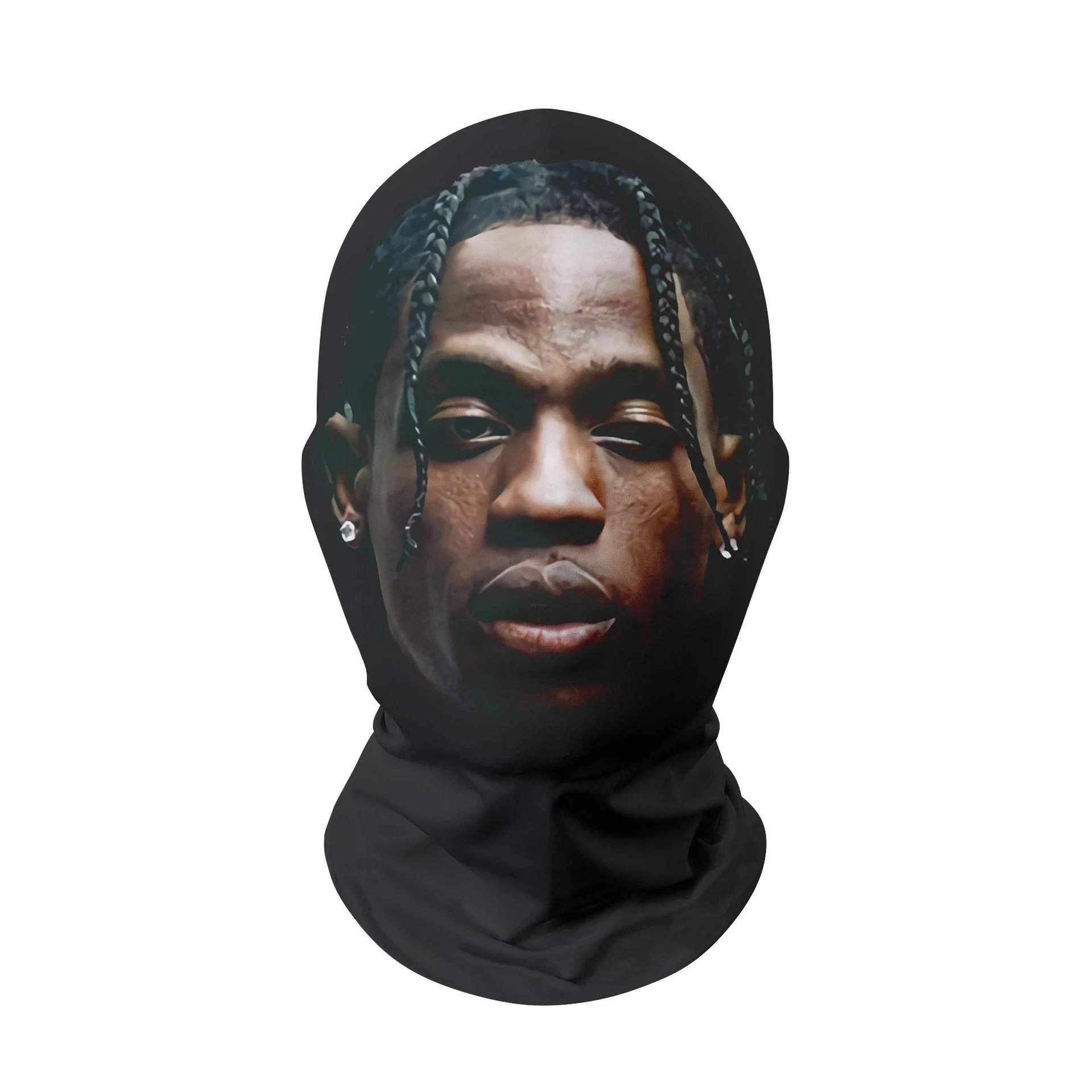 Black Face Print Bal