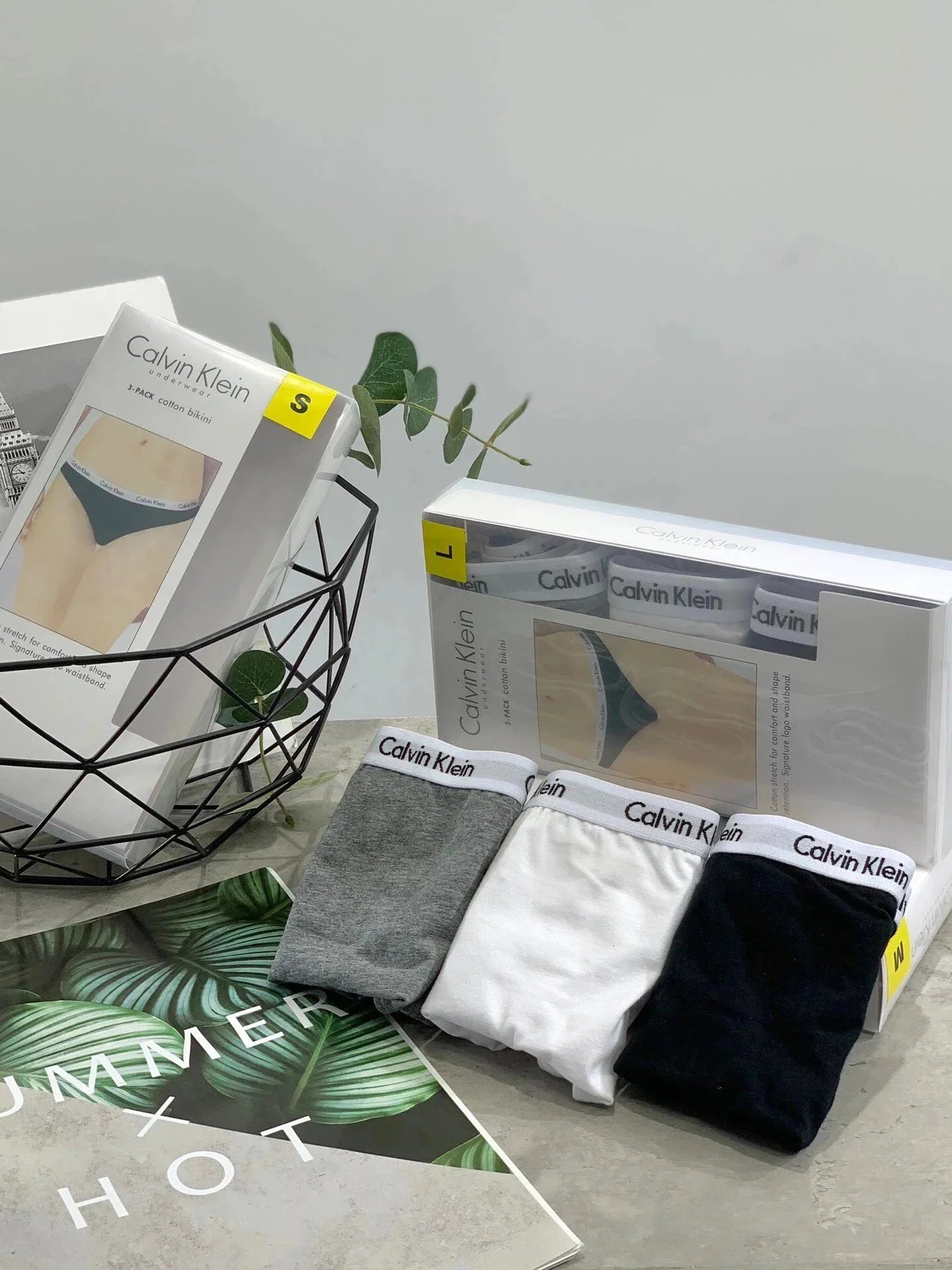 Calvin Klein Black Cotton Underwear