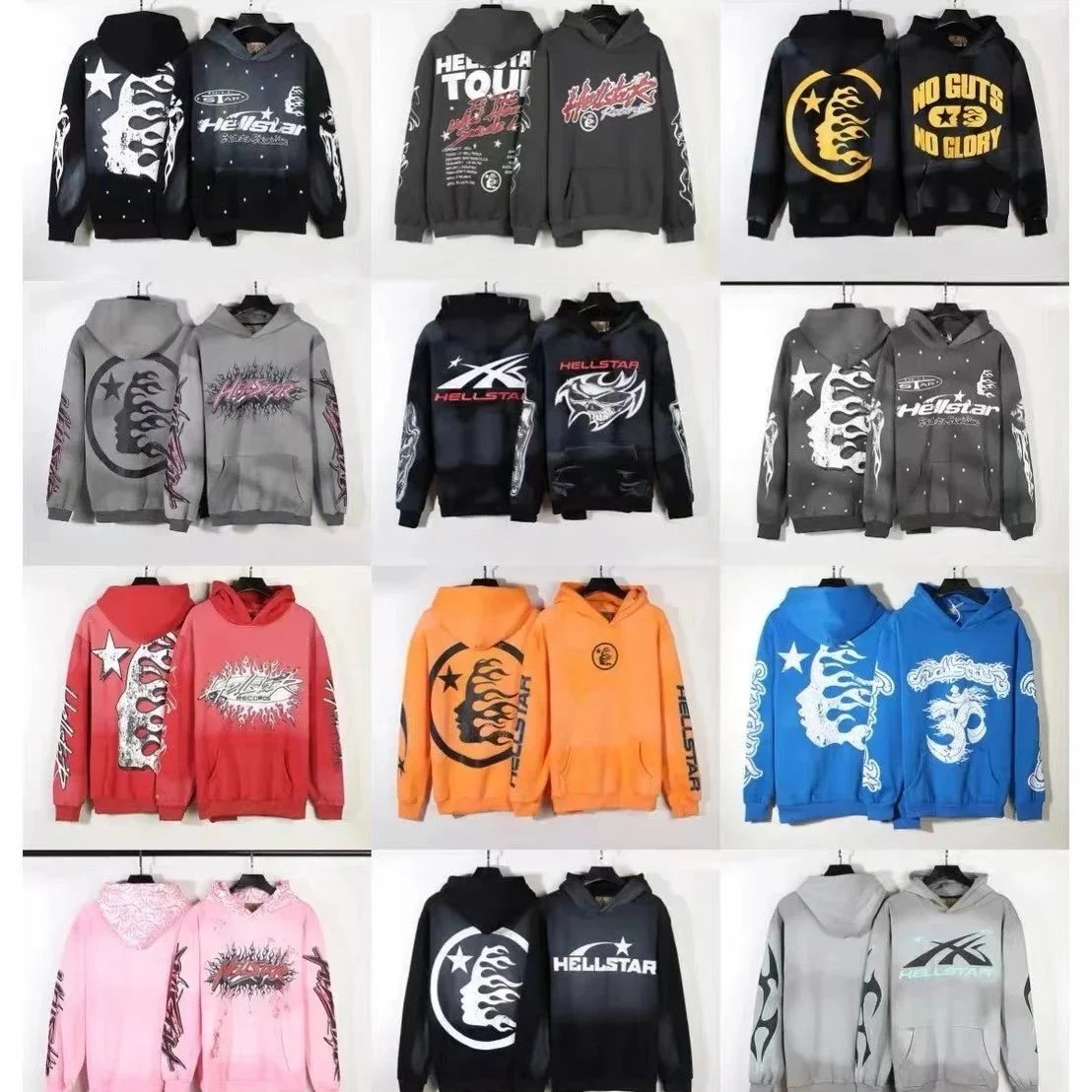 Hellstar Hoodie Sweater in Various Colors and Styles