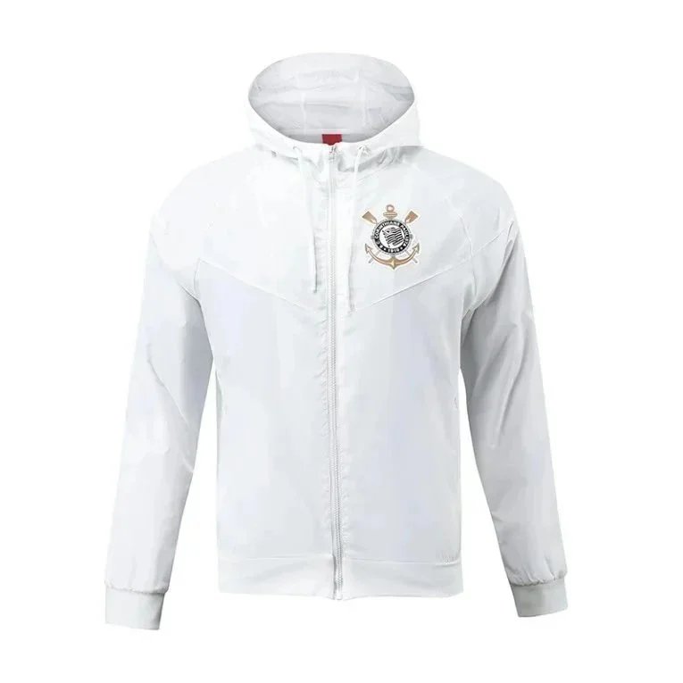 Corinthians white player‑edition trench coat SKU image