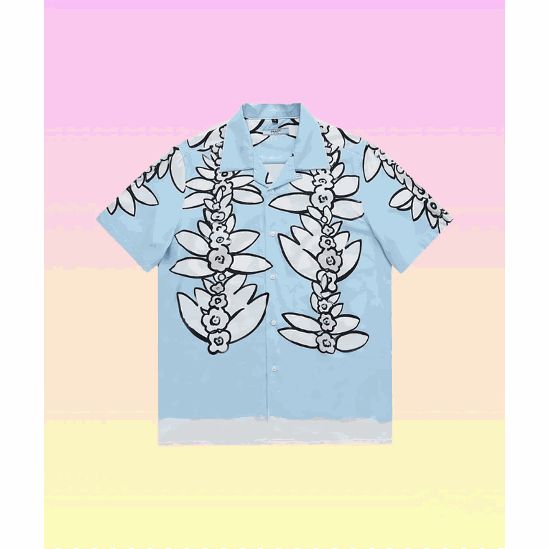 Light Blue Floral Sh