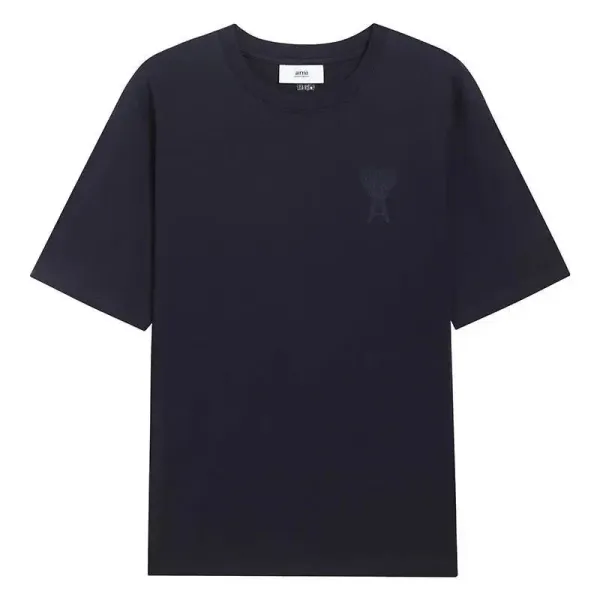Ami Paris Heart Logo Red T-Shirt - 13