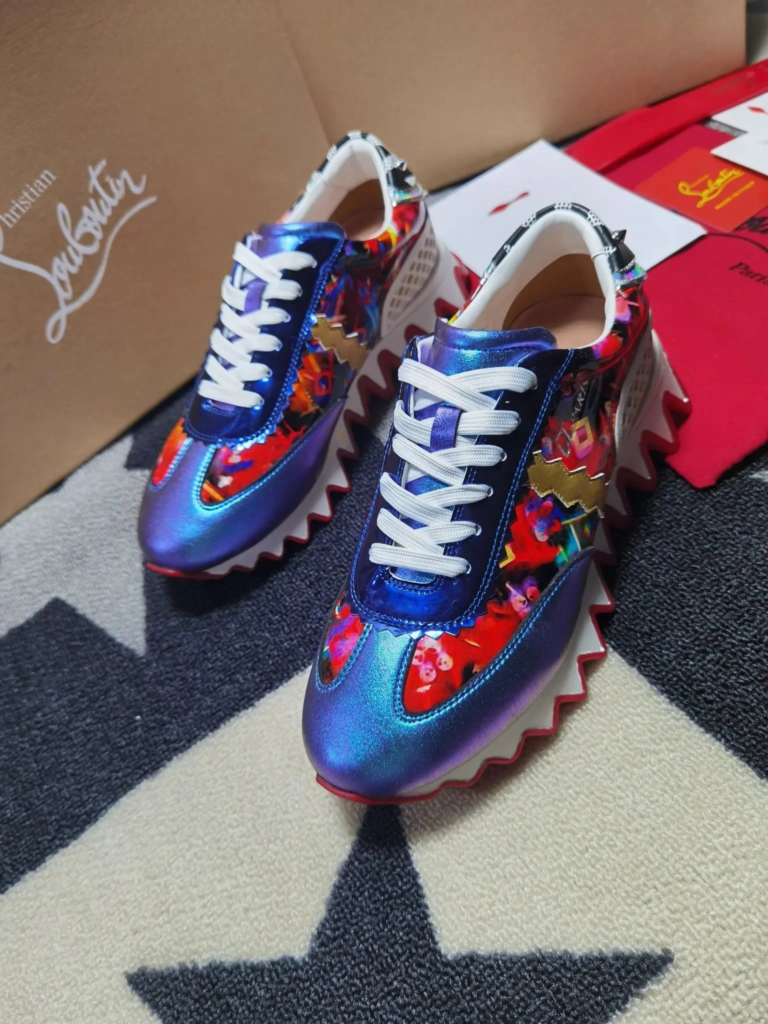 Christian Louboutin Collection of Studded and Casual Sneakers product photo 4