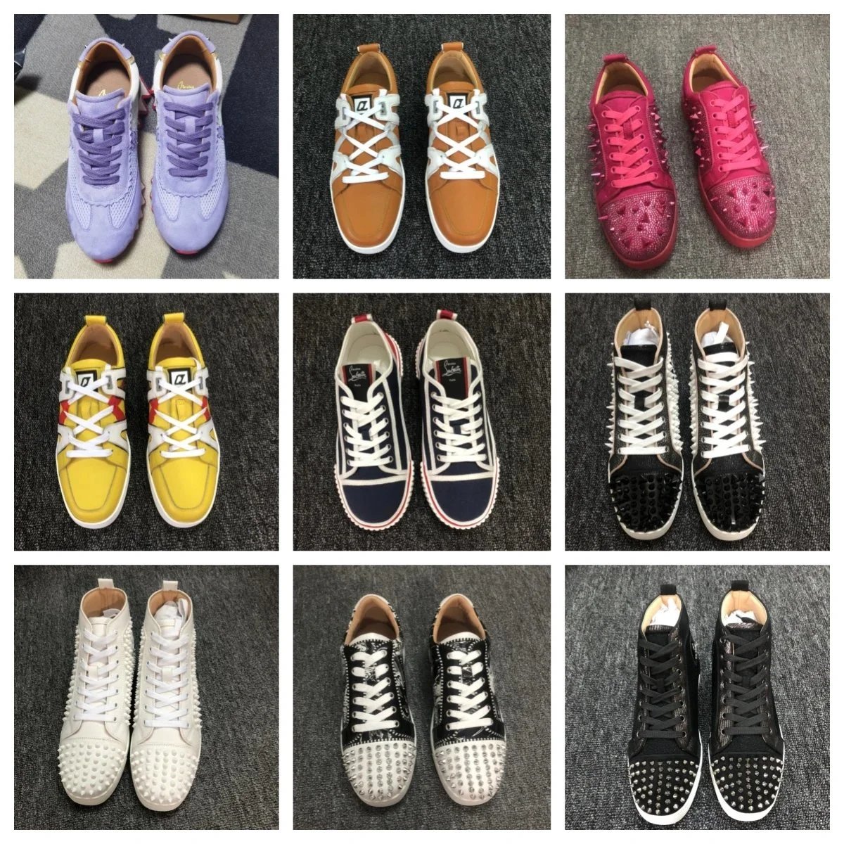 Christian Louboutin Collection of Studded and Casual Sneakers product photo 1