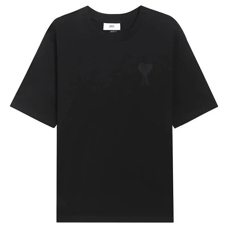 Ami Paris Heart Logo Red T-Shirt - 16