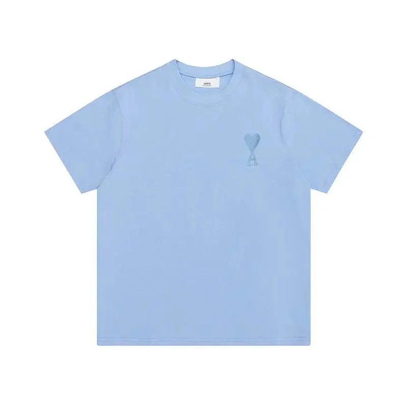 Ami Paris Heart Logo Red T-Shirt - 33