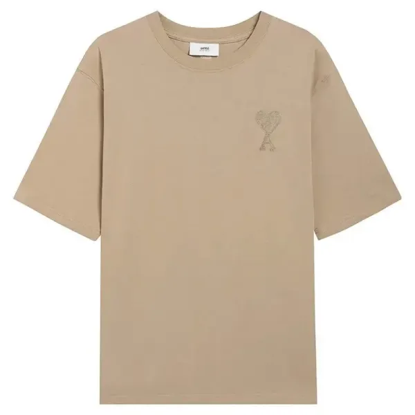 Ami Paris Heart Logo Red T-Shirt - 15