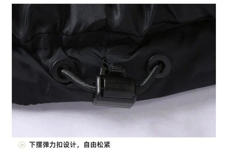 Nike Windrunner Hooded Jacket Black / Gray Striped Windbreaker - 11