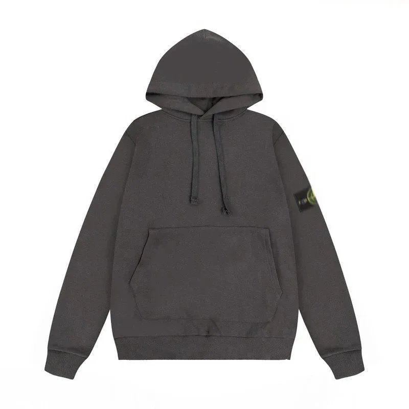 Dark gray hooded