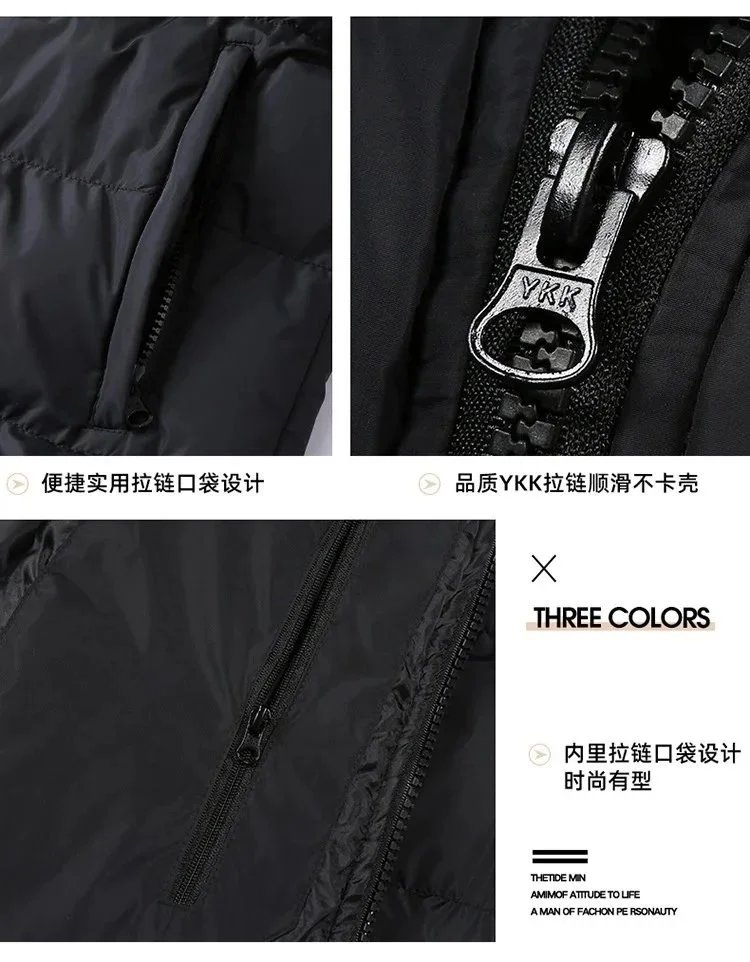 Nike Windrunner Hooded Jacket Black / Gray Striped Windbreaker - 10
