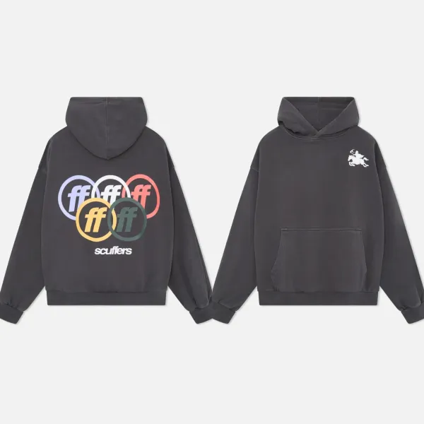 Design Scuffers Ibiza Fruit Print Hoodie Brown Hoodie - 10