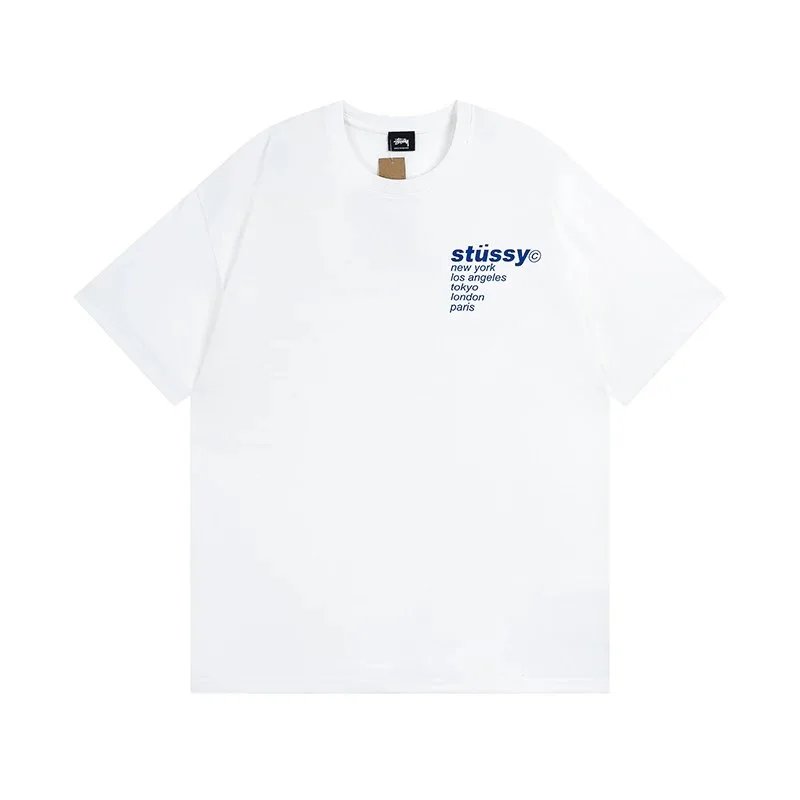 Stüssy Strawberry Print White T-Shirt - 7
