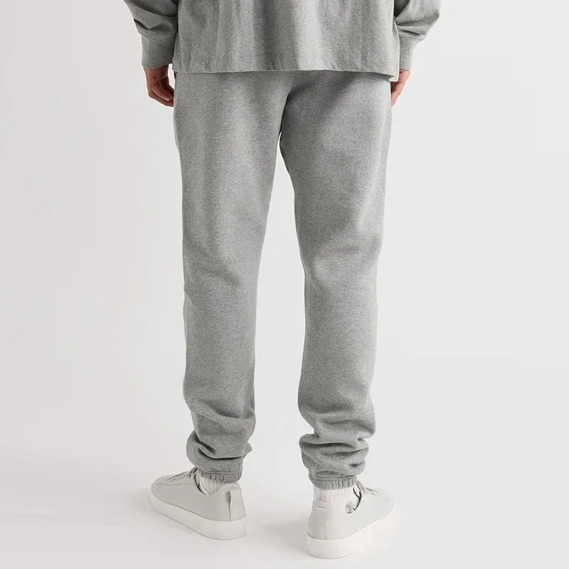 36040851919114 ESS Flocked small label bunched leg pants 2