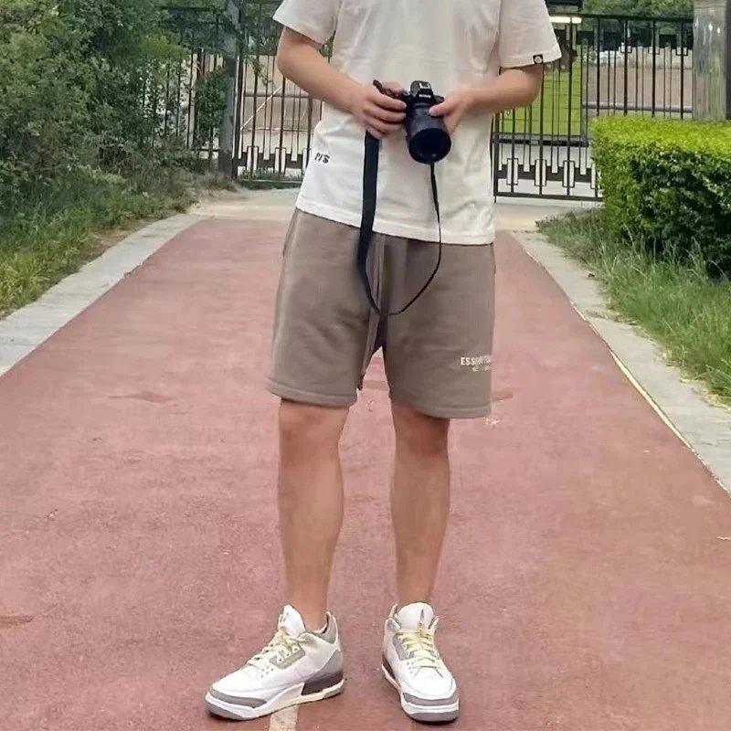 36040851919120 ESS Flocked mini shorts