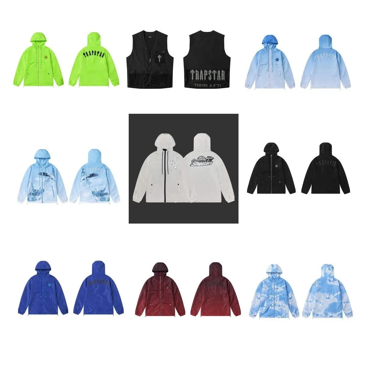 360408100Cent Trapstr HoodieTrench coatjacket