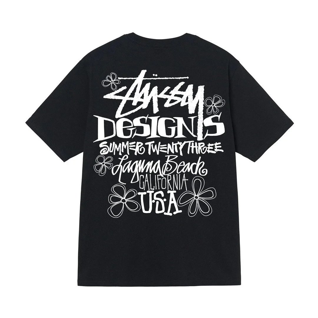 黑色【字体花】