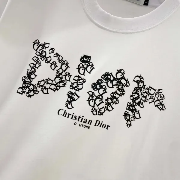 Dior Oblique Spray-Paint T-Shirt White - 9