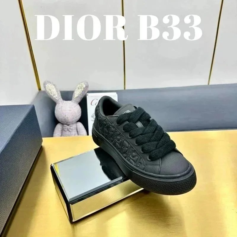 Dior Sneakers Low-Top Lace-Up with Embroidered Panels — 12