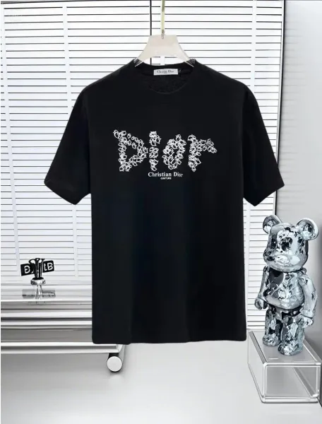 Dior Oblique Spray-Paint T-Shirt White - 6