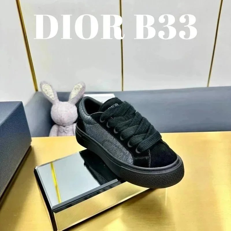 Dior Sneakers Low-Top Lace-Up with Embroidered Panels — 9