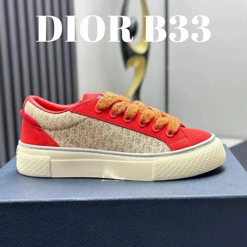 Dior Sneakers Low-Top Lace-Up with Embroidered Panels — 27