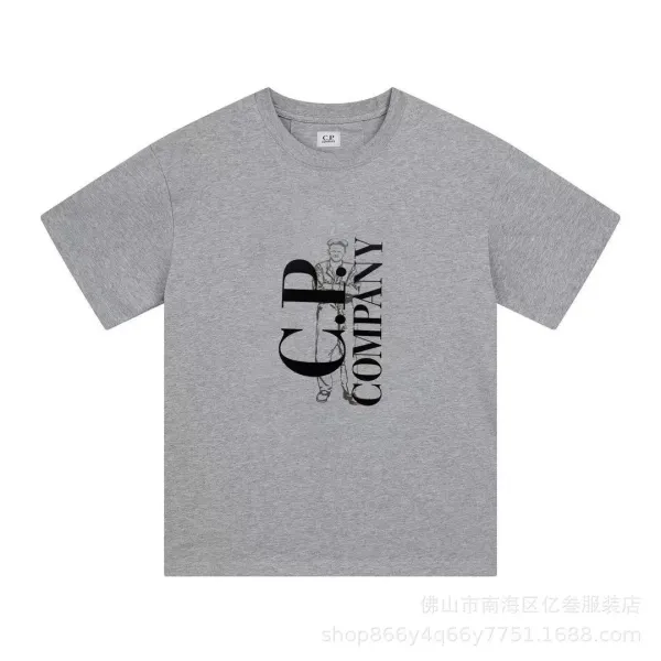 C.P. Company Logo Graphic T-Shirt Gray - 1