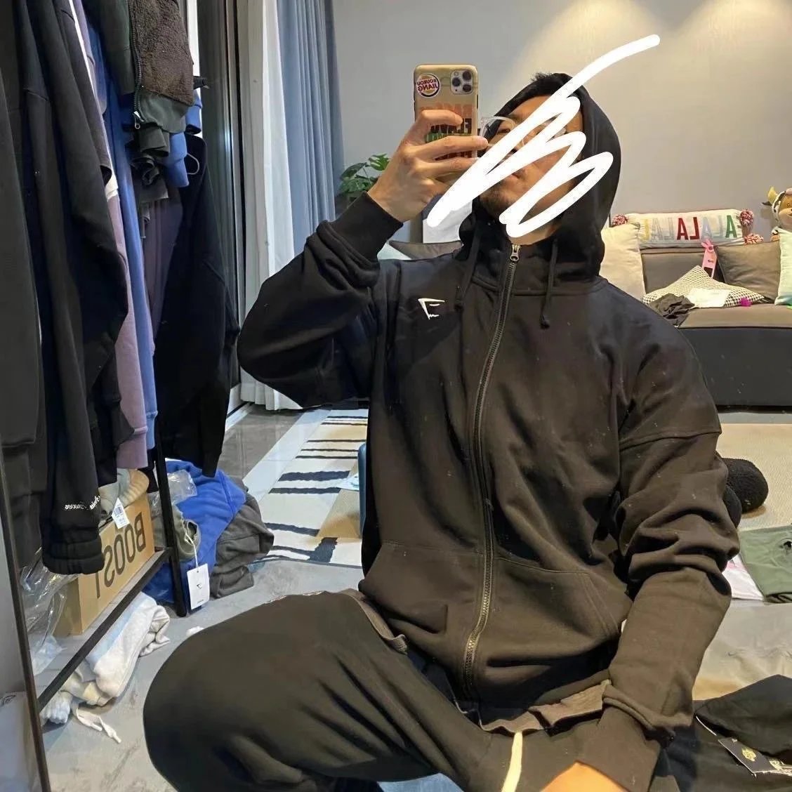 Gymshark Jackets Zip-Up Windbreaker — 7